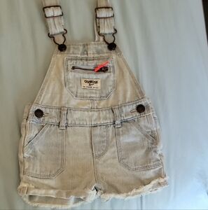 OshKosh B'gosh Light Denim Short Overalls